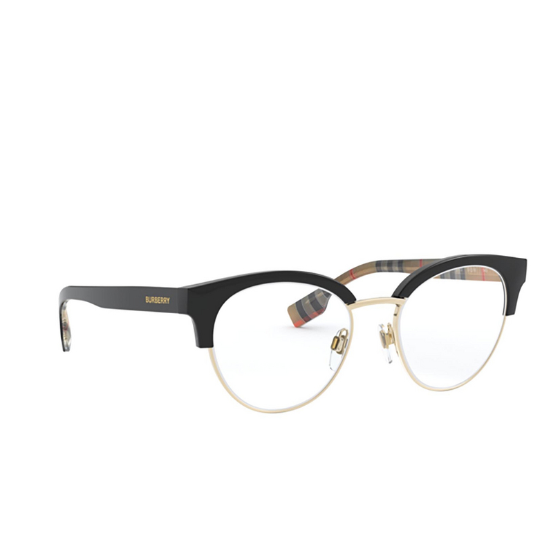 Burberry BIRCH Eyeglasses 3773 black / pale gold - 2/4