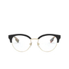 Burberry BIRCH Eyeglasses 3773 black / pale gold - product thumbnail 1/4