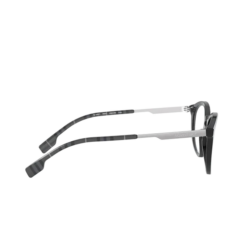 Burberry KEATS Eyeglasses 3001 black - 3/4