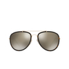 Burberry BE3090Q Sunglasses 10525A brushed gold / mt dark havana - product thumbnail 1/4