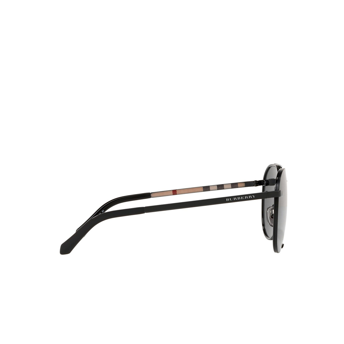 Burberry® Aviator Sunglasses: BE3099 color Black 100187 - 3/3.