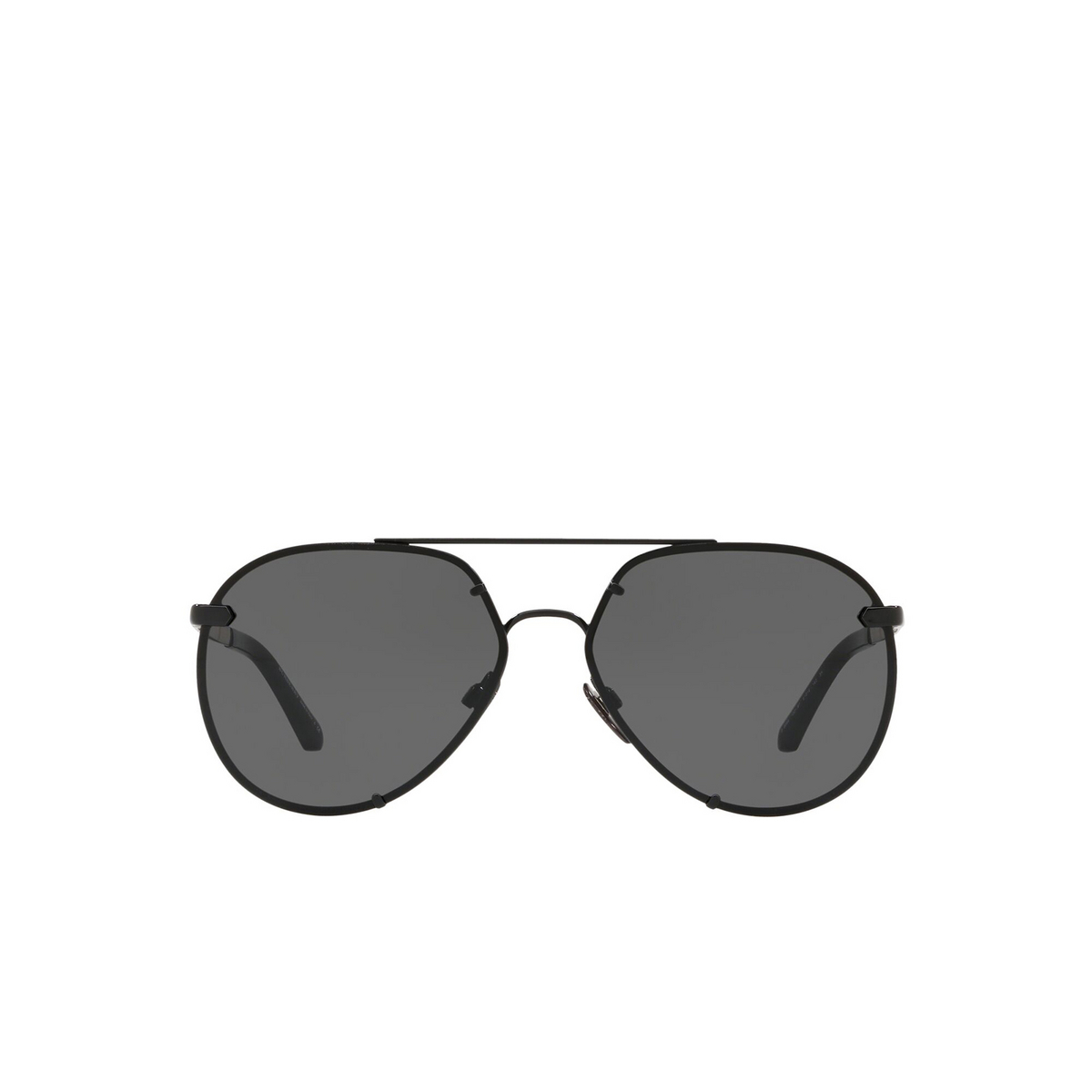 Burberry® Aviator Sunglasses: BE3099 color Black 100187 - front view.