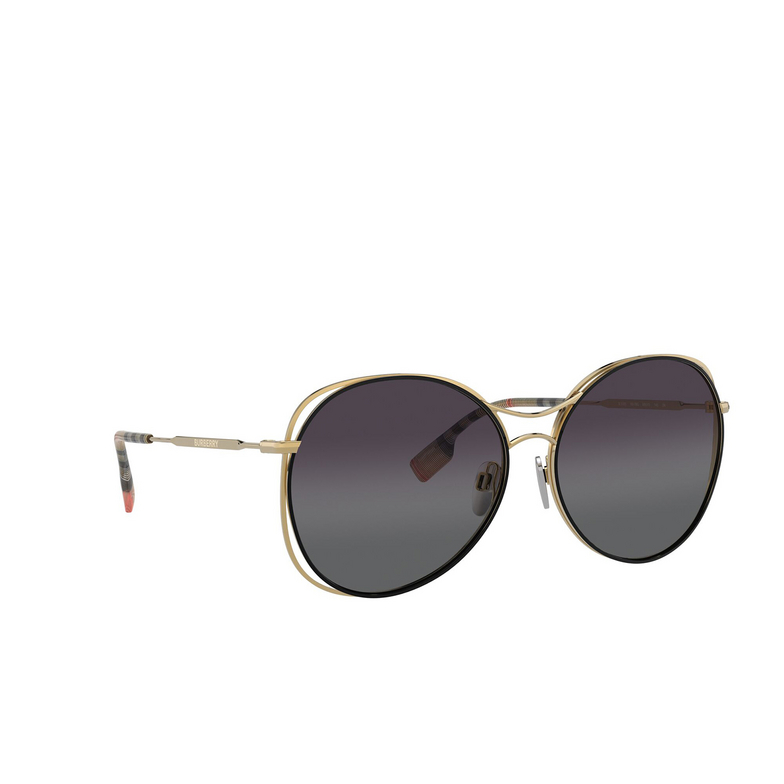 Burberry BE3105 Sunglasses 10178G gold / black - 2/4