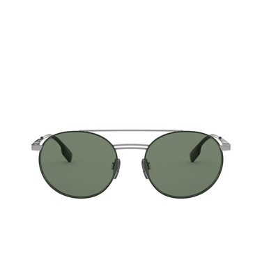 Burberry BE3109 Sunglasses 100371 gunmetal / matte green - front view
