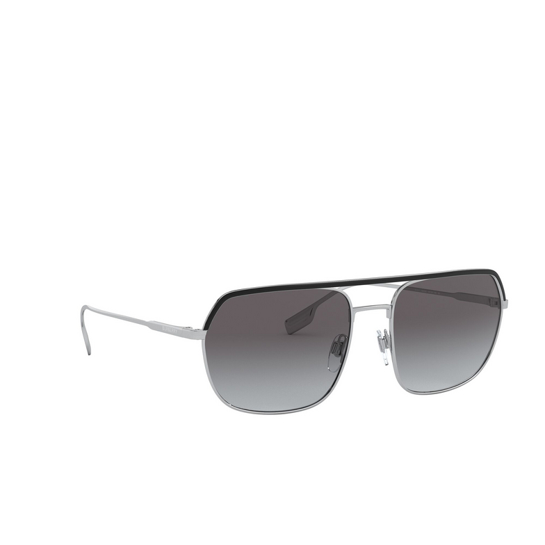 Burberry BE3117 Sunglasses 10058G silver / black - 2/4