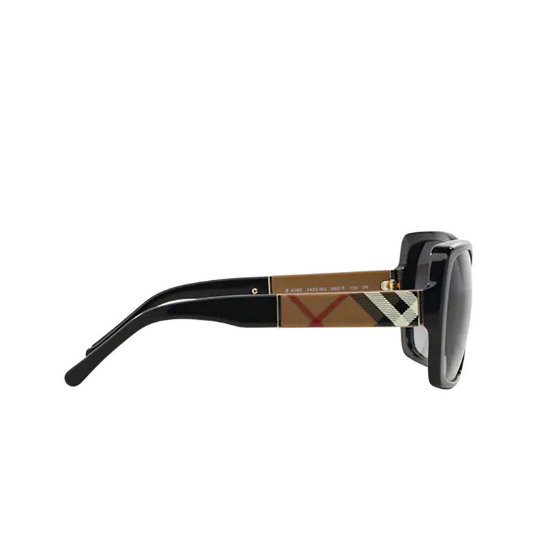 Burberry BE4160 Sunglasses 34338G black - 3/4
