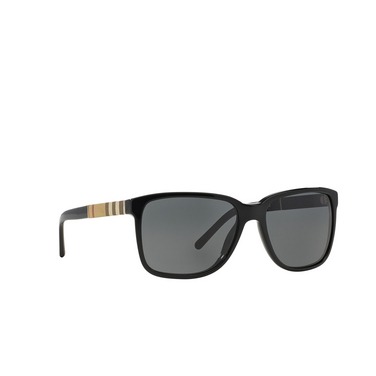 Burberry BE4181 Sunglasses 300187 black - three-quarters view