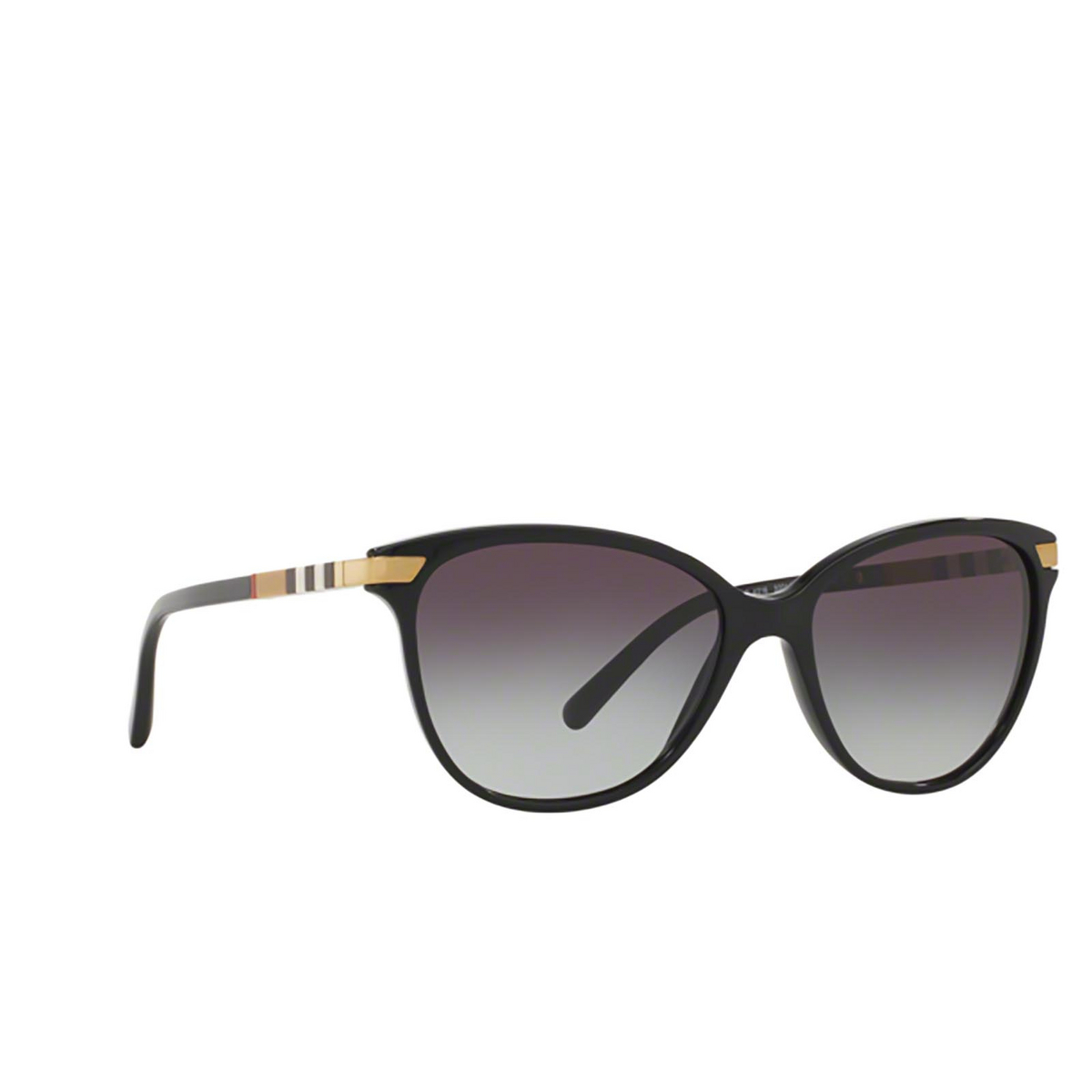 Burberry® Cat-eye Sunglasses: BE4216 color Black 30018G - product thumbnail 2/3.