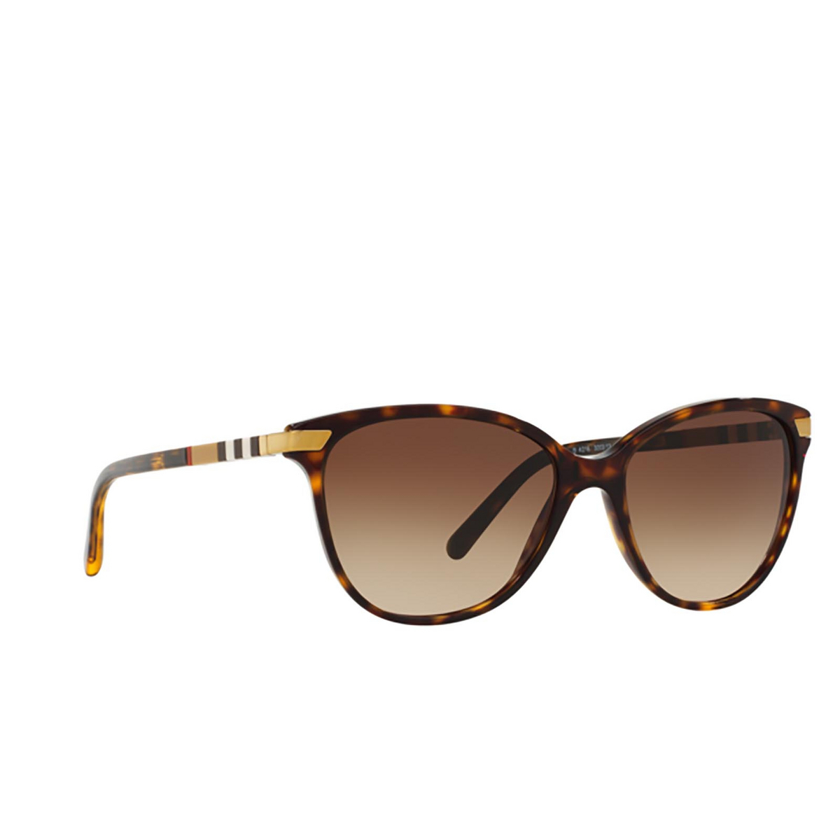 Burberry BE4216 Sunglasses 300213 Dark Havana - three-quarters view