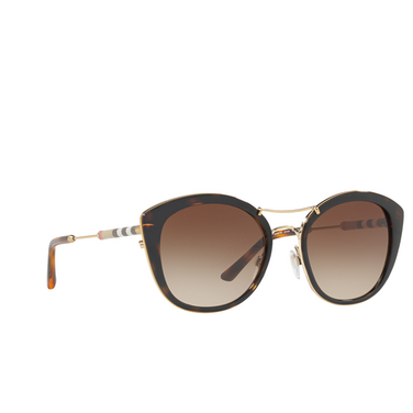 Occhiali da sole Burberry BE4251Q 300213 dark havana - tre quarti