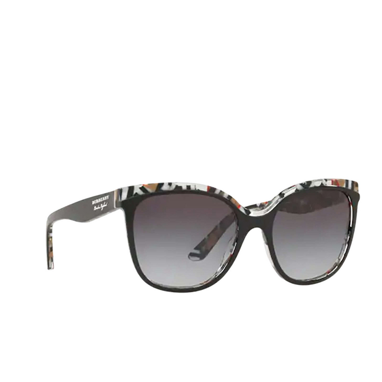 Burberry BE4270 Sunglasses 37298G top black on check - 2/4