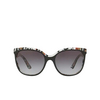Burberry BE4270 Sunglasses 37298G top black on check - product thumbnail 1/4