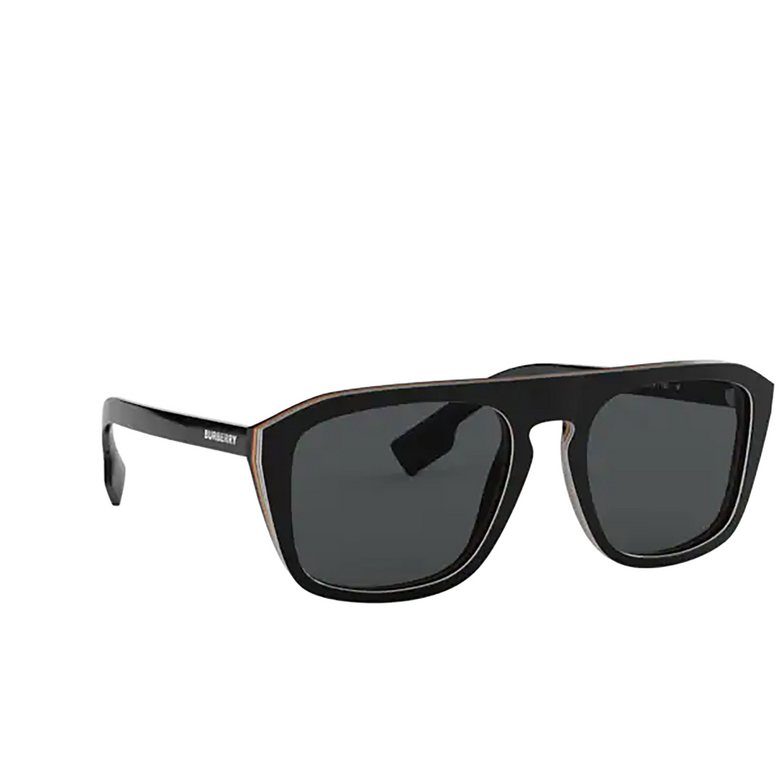 Burberry BE4286 Sunglasses 379881 check multilayer black - 2/4
