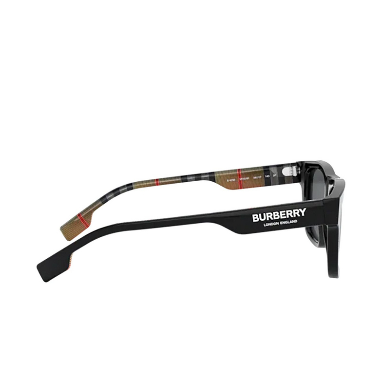 Burberry BE4293 Sunglasses 377381 black - 3/4