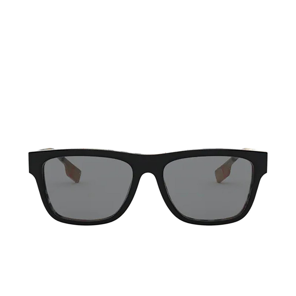 Burberry BE4293 Sunglasses 380687 Top Black on Vintage Check - front view