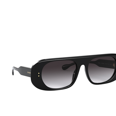 Burberry BE4322 Sunglasses 38788G black - three-quarters view
