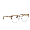 Burberry® Round Eyeglasses: Birch BE2316 color Spotted Horn / Silver 3501 - product thumbnail 2/3.