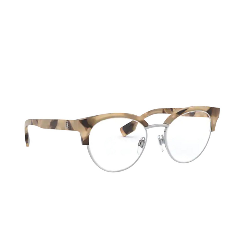 Burberry BIRCH Eyeglasses 3501 spotted horn / silver - 2/4
