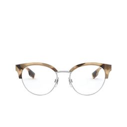 Burberry® Round Eyeglasses: Birch BE2316 color Spotted Horn / Silver 3501.