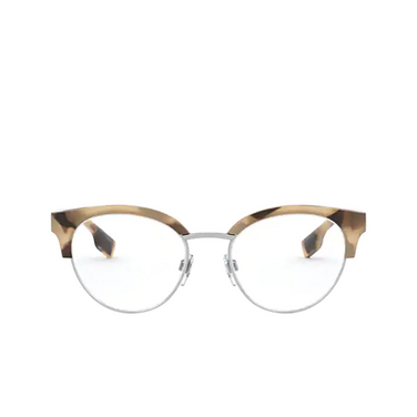 Burberry BIRCH Eyeglasses 3501 spotted horn / silver - front view