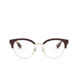 Burberry® Round Eyeglasses: Birch BE2316 color Bordeaux / Pale Gold 3869.