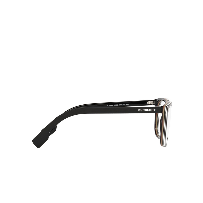 Burberry BOLTON Eyeglasses 3798 black - 3/4
