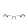 Burberry® Rectangle Eyeglasses: Brunel BE1344 color Silver 1166 - product thumbnail 1/3.