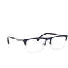 Burberry BRUNEL Eyeglasses 1274 matte blue - product thumbnail 2/4