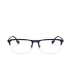 Burberry BRUNEL Eyeglasses 1274 matte blue - product thumbnail 1/4