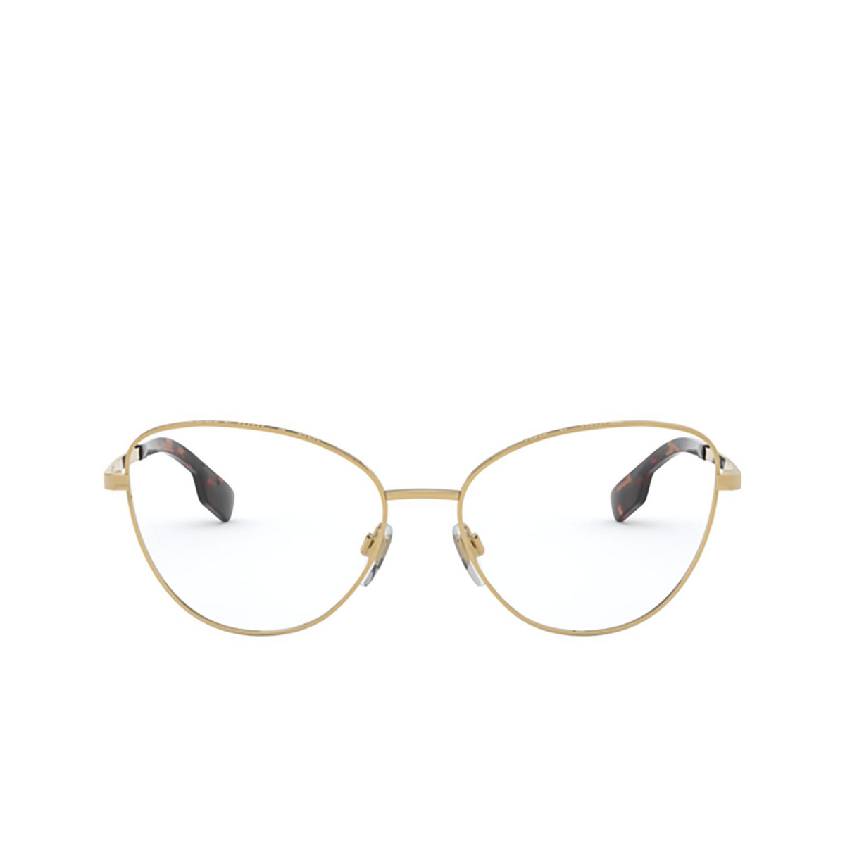 Burberry® Butterfly Eyeglasses: Calcot BE1341 color Gold 1017 - 1/3.