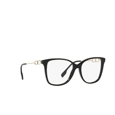 Burberry CAROL Eyeglasses 3001 black - three-quarters view