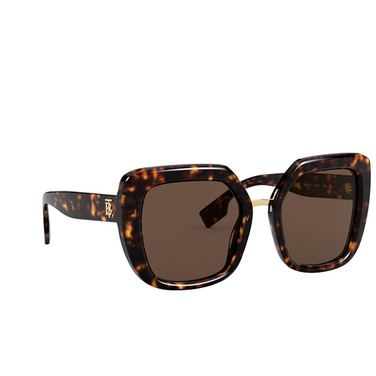 Burberry CHARLOTTE Sunglasses 300273 dark havana - three-quarters view