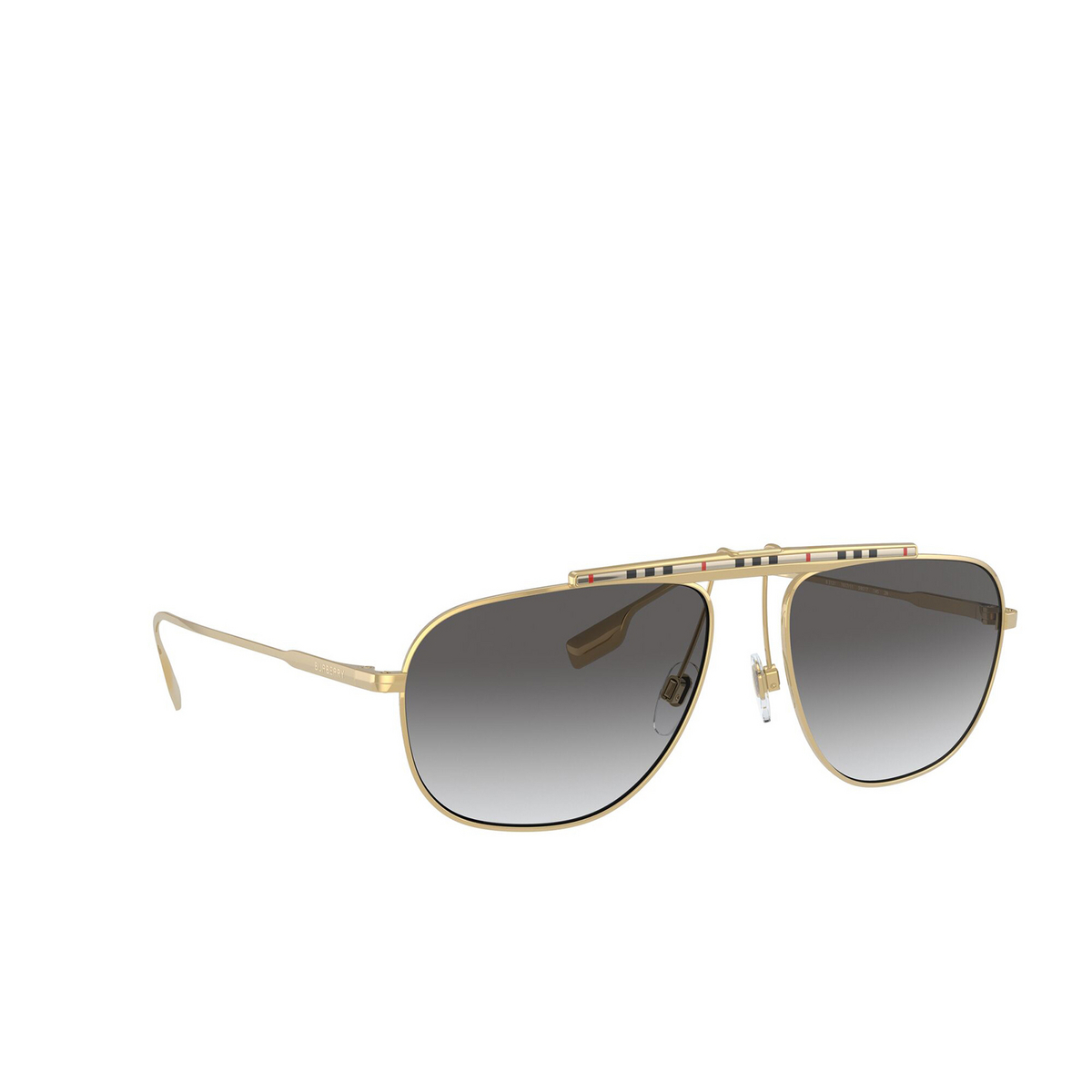Burberry® Aviator Sunglasses: Dean BE3121 color Gold 101711 - 2/3.