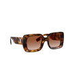 Gafas de sol Burberry DELILAH 331613 light havana - Miniatura del producto 2/4