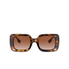 Gafas de sol Burberry DELILAH 331613 light havana - Miniatura del producto 1/4