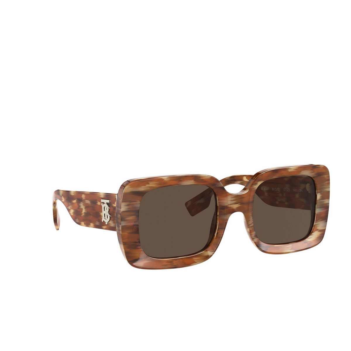 Burberry DELILAH Sunglasses 391573 Brown - three-quarters view