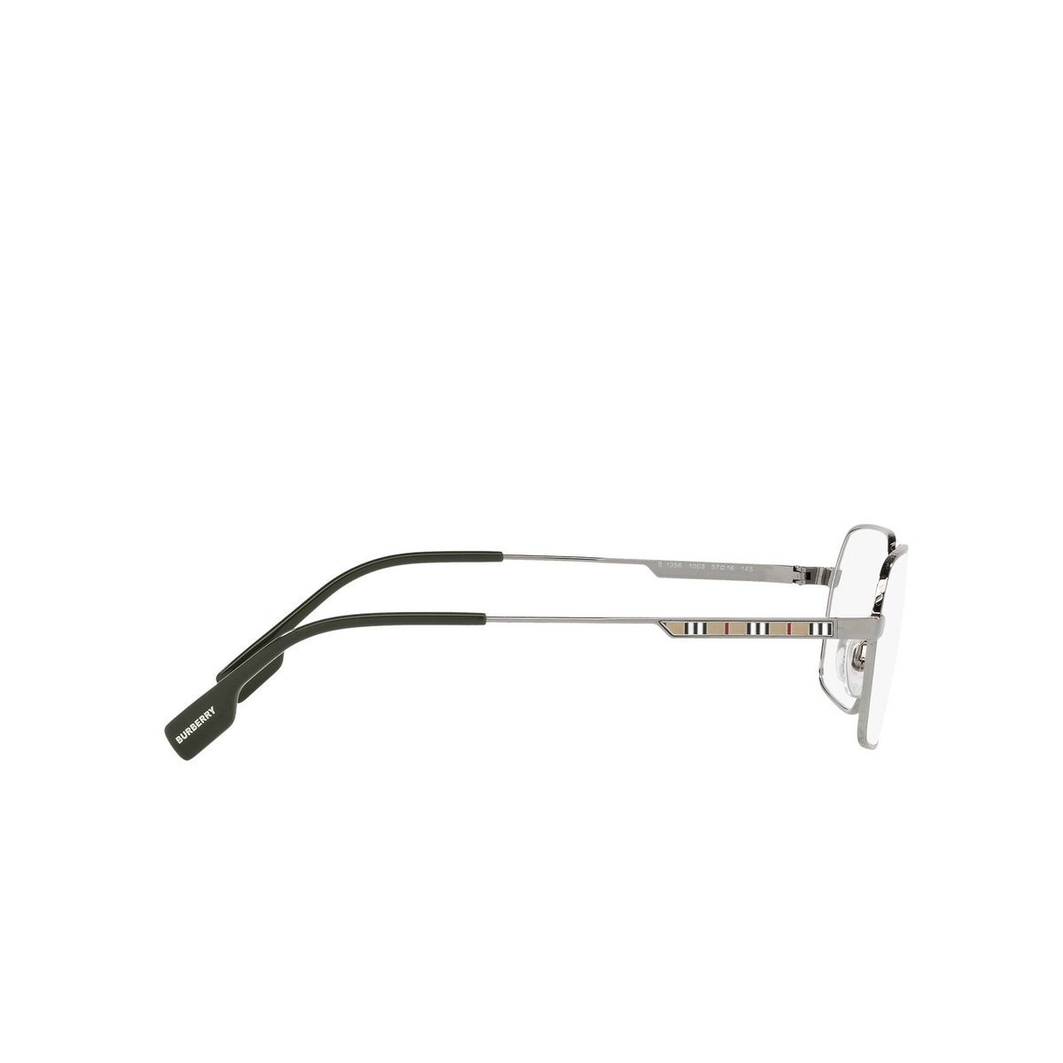 Burberry ELDON Eyeglasses 1003 Gunmetal - product thumbnail 3/4