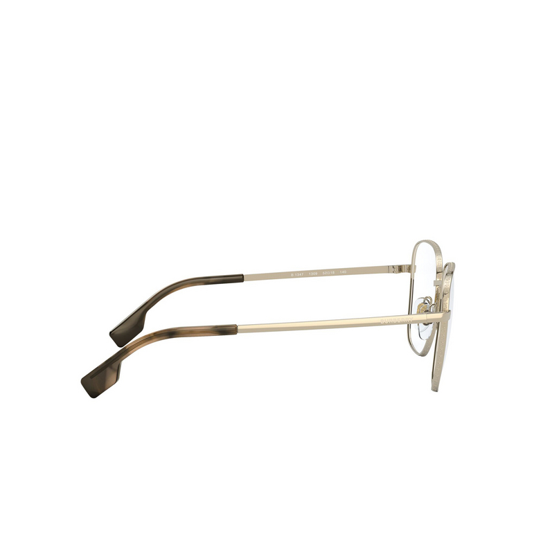 Burberry ELLIOTT Eyeglasses 1109 pale gold / black - 3/4
