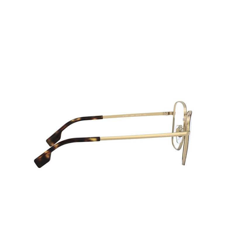 Burberry ELLIOTT Eyeglasses 1308 gold / dark havana - 3/4