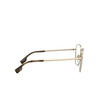 Burberry ELLIOTT Korrektionsbrillen 1309 pale gold - Produkt-Miniaturansicht 3/4