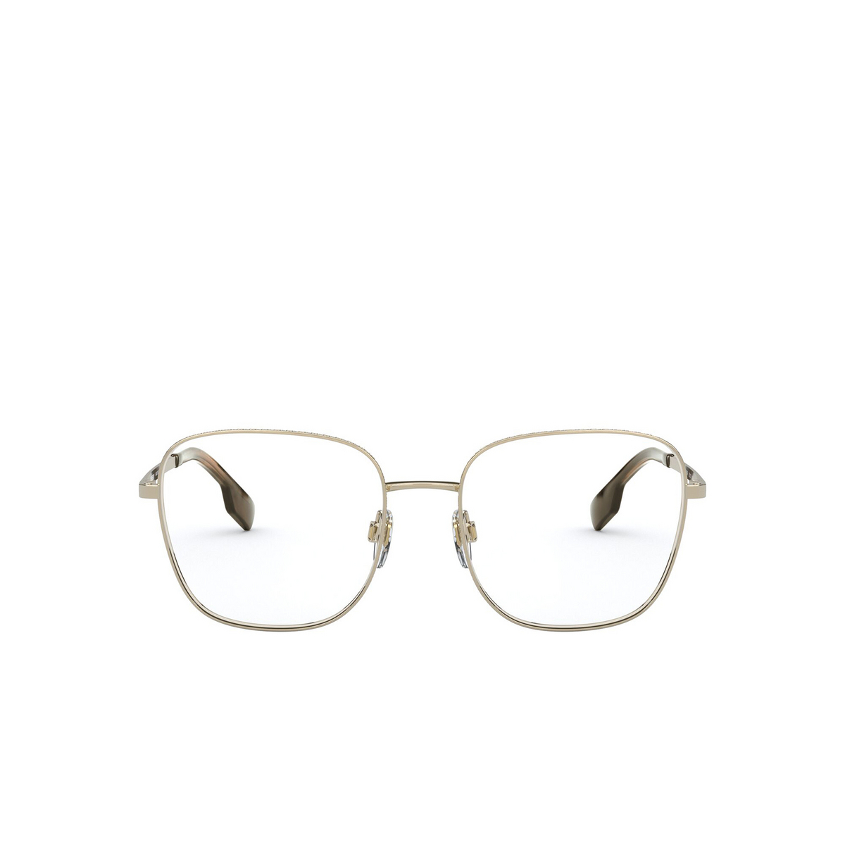 Burberry ELLIOTT Eyeglasses 1309 Pale Gold - front view
