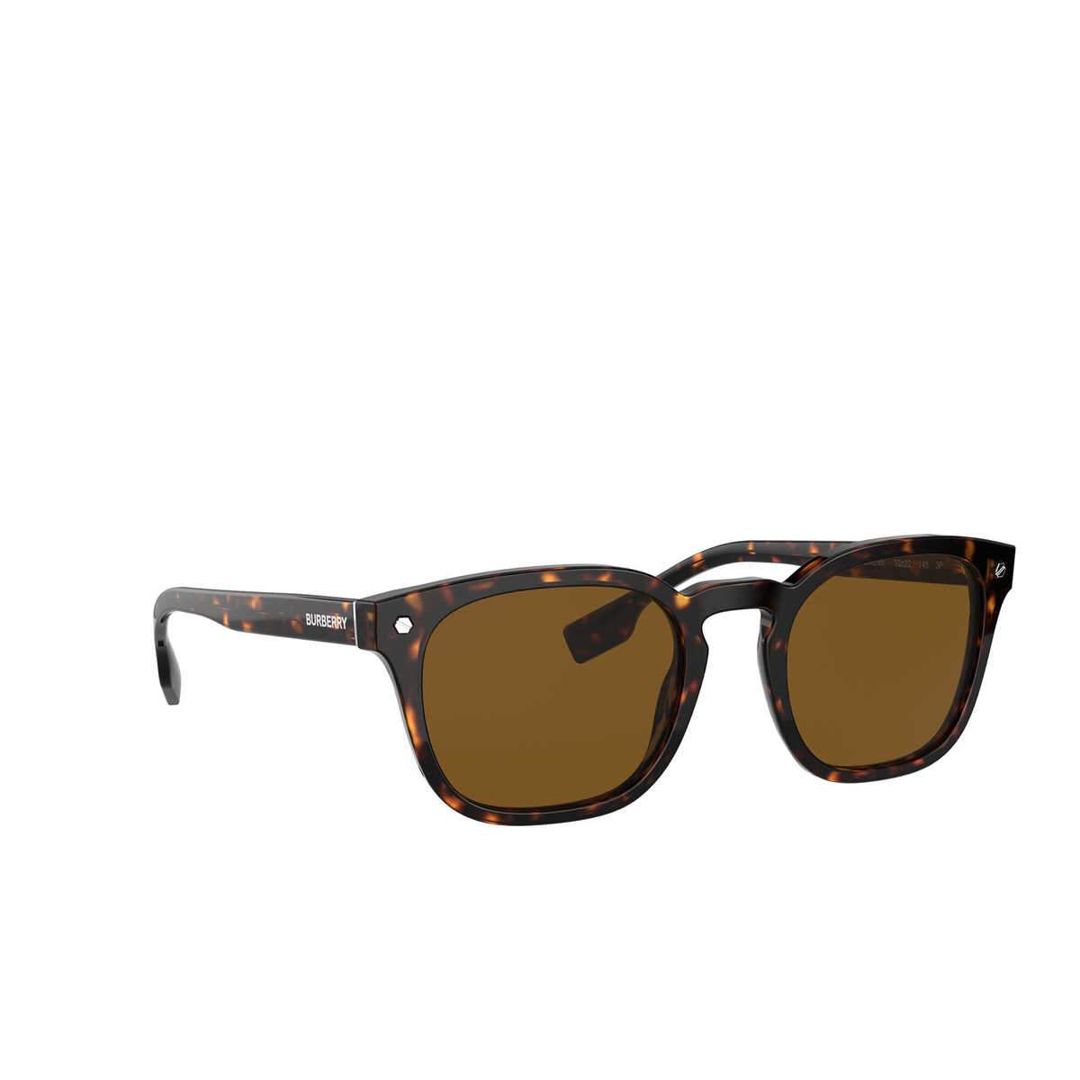 Burberry ELLIS Sunglasses 300283 Dark Havana - three-quarters view