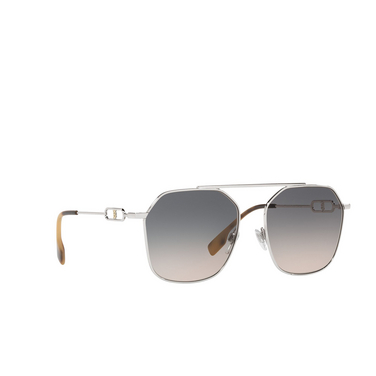 Gafas de sol Burberry EMMA 1005G9 silver - Vista tres cuartos