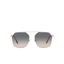 Burberry® Square Sunglasses: Emma BE3124 color Silver 1005G9.