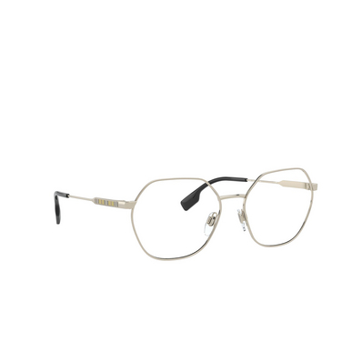 Gafas graduadas Burberry ERIN 1109 light gold - Vista tres cuartos