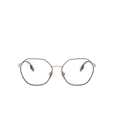 Burberry ERIN Eyeglasses 1312 light gold / dark havana - front view