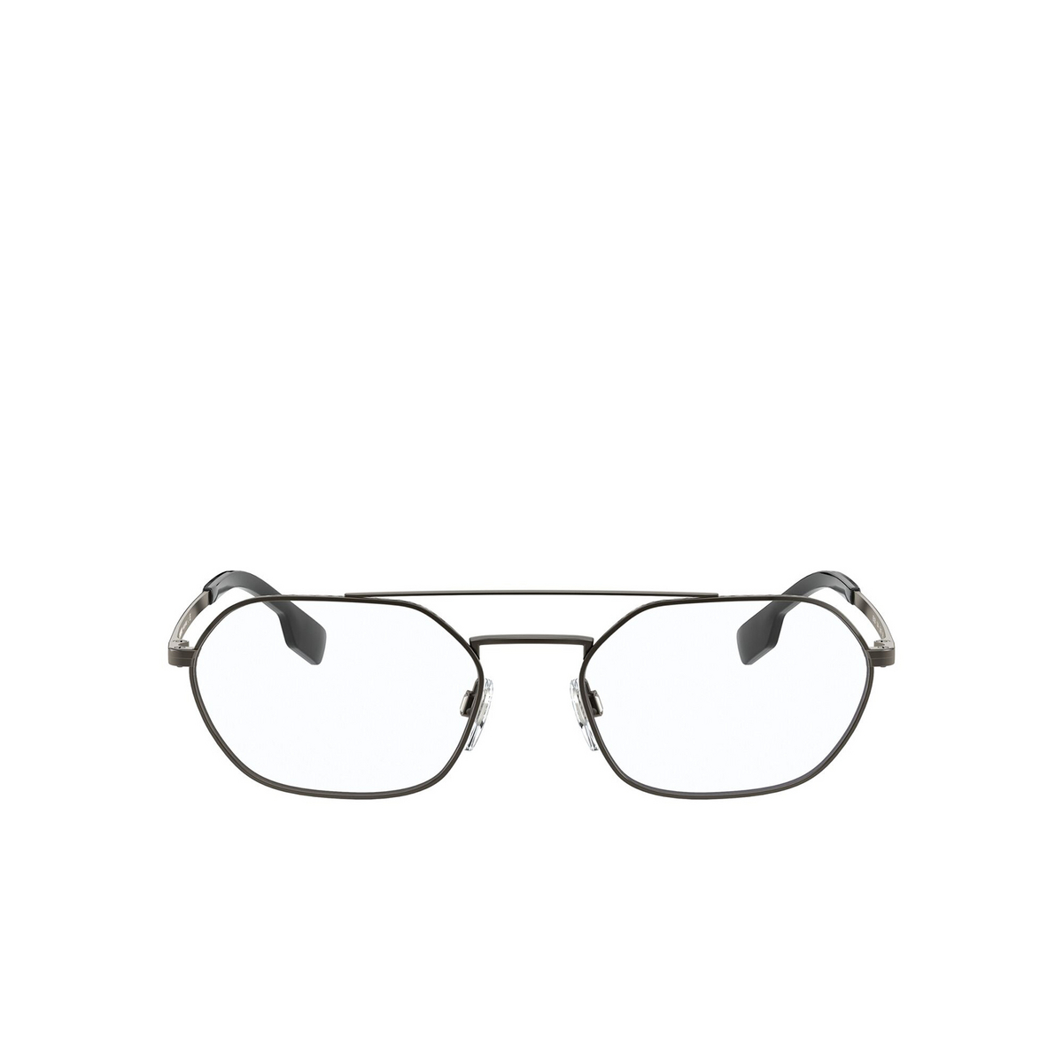 Burberry® Irregular Eyeglasses: Fairway BE1351 color Ruthenium 1144 - front view.