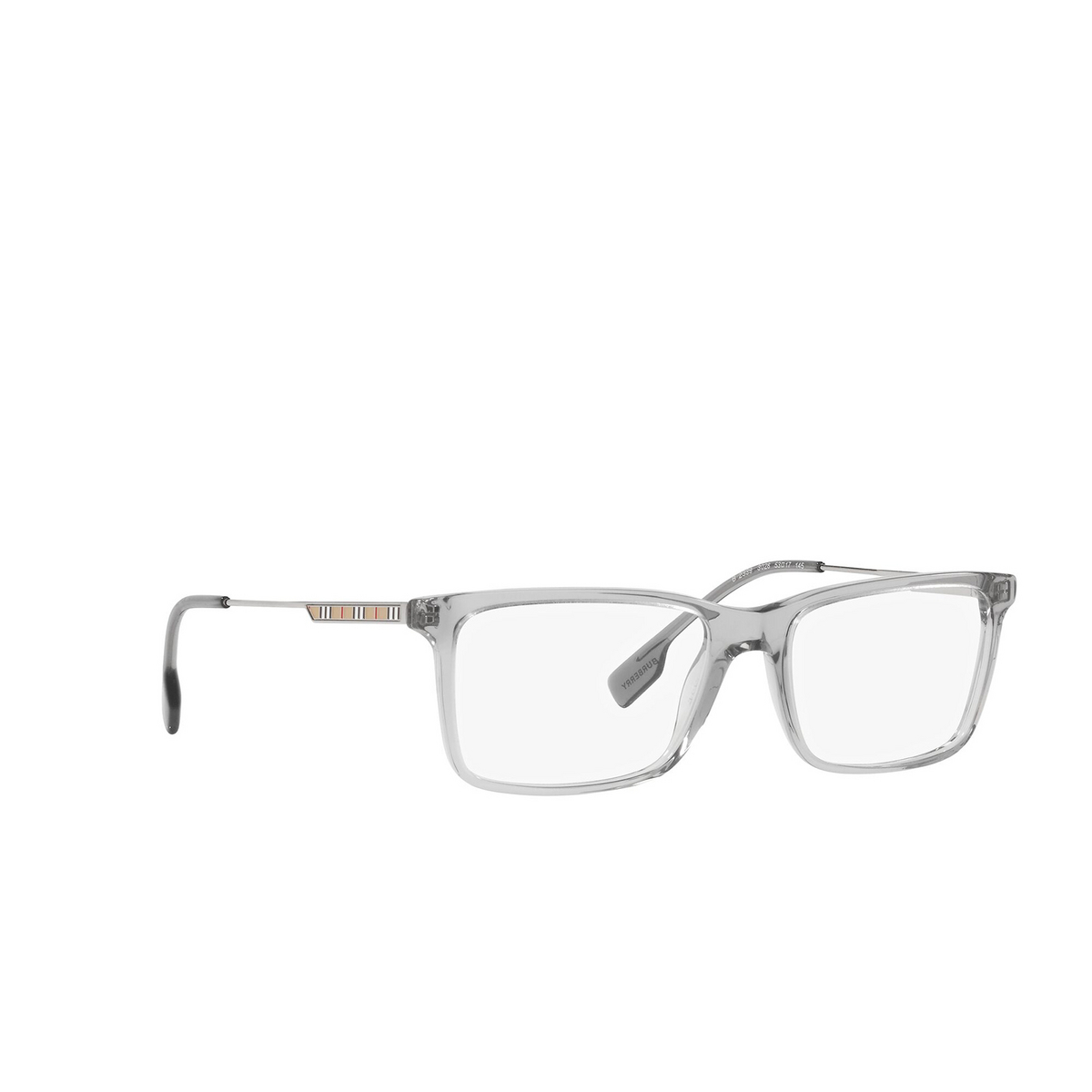 Burberry HARRINGTON Eyeglasses 3028 Grey - three-quarters view