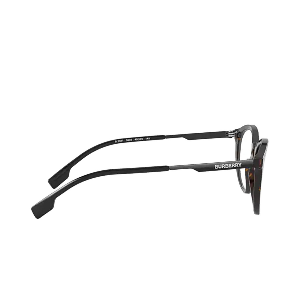Burberry KEATS Eyeglasses 3002 Dark Havana - 3/4