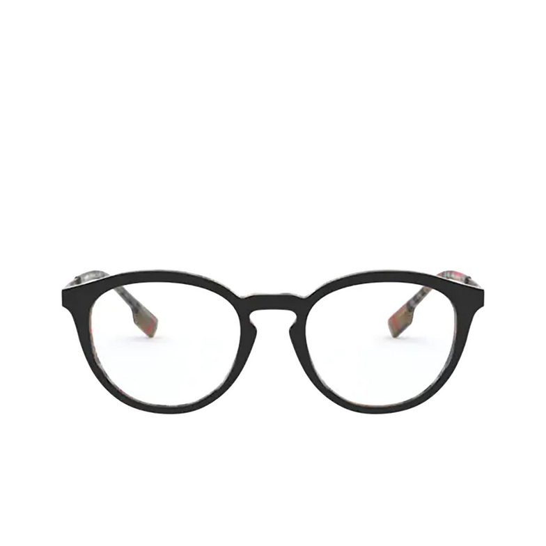Occhiali da vista Burberry KEATS 3838 top black on vintage check - 1/4